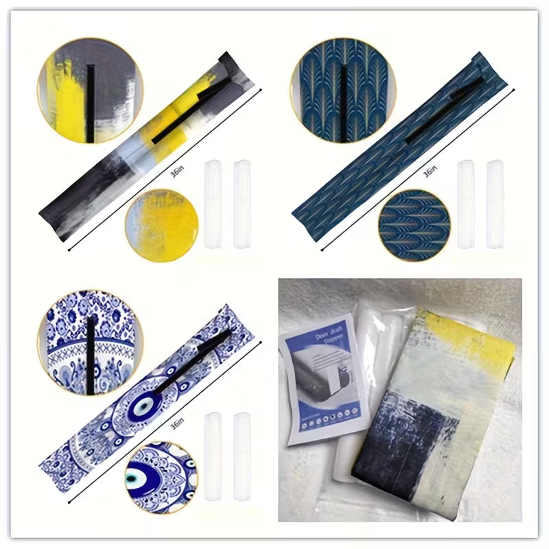 Draft Stopper Door Seal – Dust-Proof Double-Sided Fabric, Sound Insulating & Washable