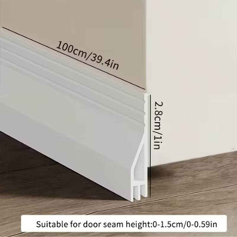Universal TPE Door Draft Stopper - Windproof Sound Insulation Seal Strip