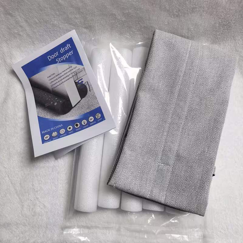 Draft Stopper Door Seal – Dust-Proof Double-Sided Fabric, Sound Insulating & Washable