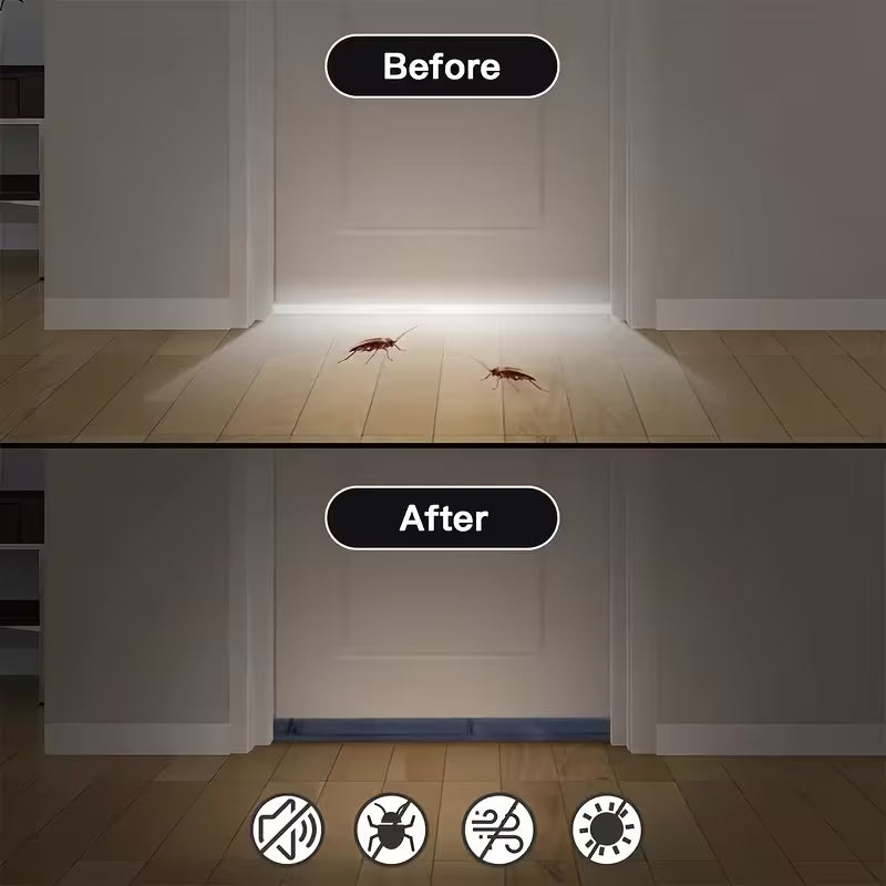 Draft Stopper Door Seal – Dust-Proof Double-Sided Fabric, Sound Insulating & Washable