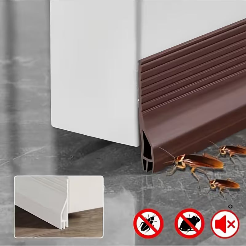 Universal TPE Door Draft Stopper - Windproof Sound Insulation Seal Strip